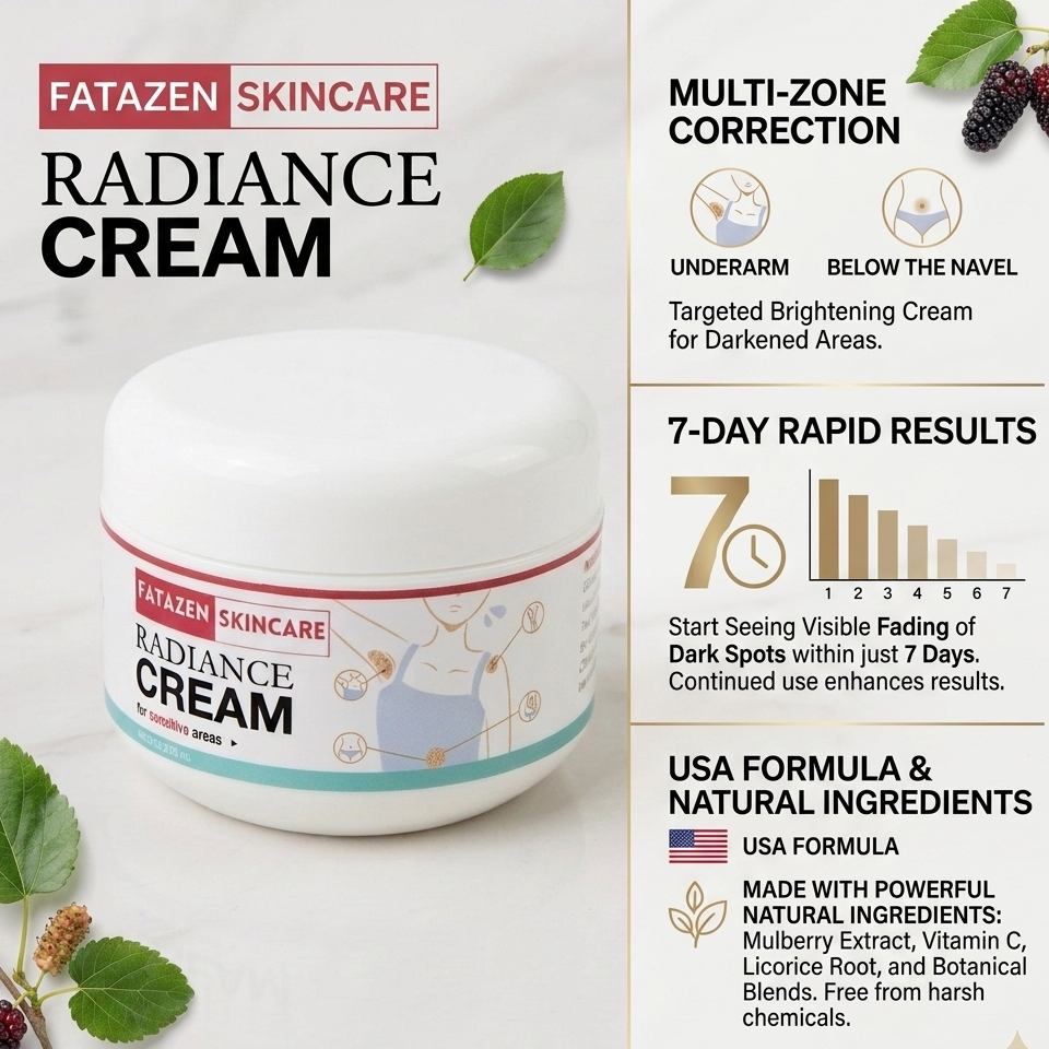 FATAZEN Underarm Whitening Cream – Dark Spot Remover & Skin Brightener